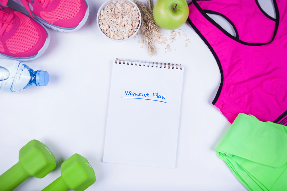 en plan för att gå ner i vikt med hemmaträning och spännande motiverande tips